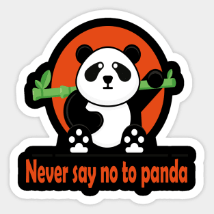 Funny Kung Fu Panda Sticker